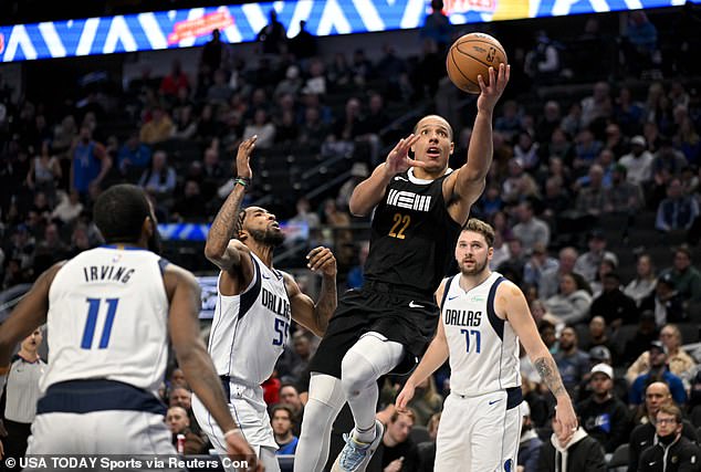 The Grizzlies defeated the Dallas Mavericks 120-103 in their most recent game on Tuesday, with guard Desmond Bane (22) leading the scoring with 39 points