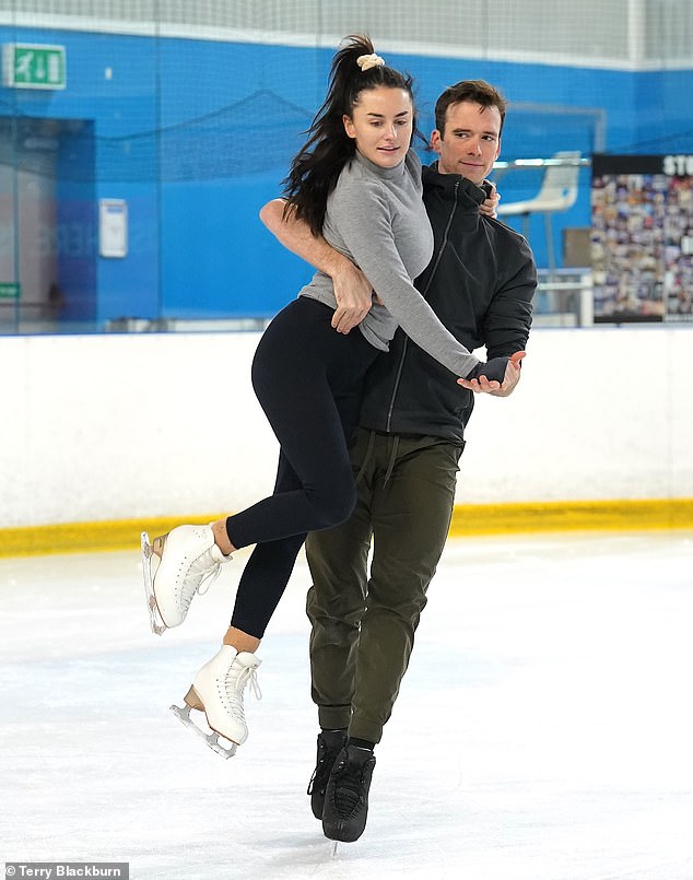 Amber has now said she is back in touch with her ex and the pair have been messaging each other as she prepared for the ice skating show