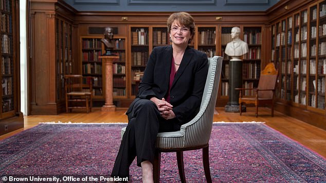 Christina Paxson, president of Brown University, (pictured) supports the use of standardized tests in college admissions