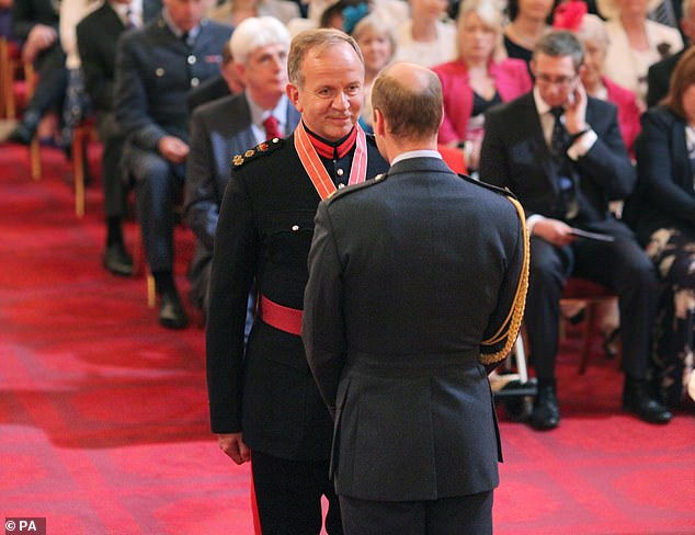 Brigadier General James Stopford, member of the sovereign's ceremonial bodyguard, was in Corfu at the wedding of his daughter Izzie