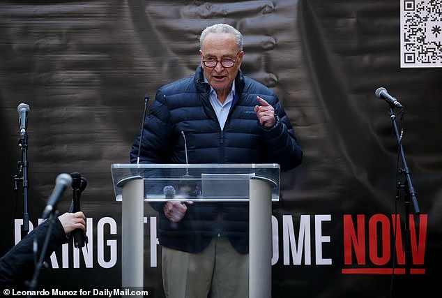 U.S. Senate Majority Leader and New York Senator Chuck Schumer attended the meeting.  He spoke with compassion as he told the families, “I am here to say;  don't give up hope'