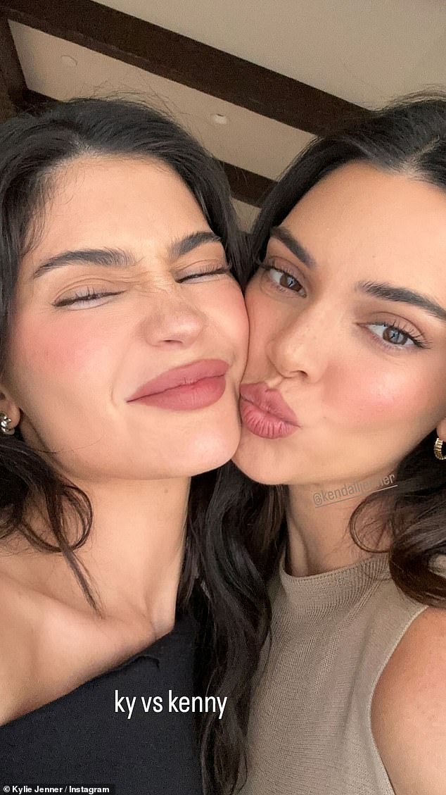 The 26-year-old beauty mogul took to Instagram to post some sweet photos of her and her older sister with their cheeks pressed together.  She also shared a series of photos to her Stories showing off her and Kendall's different tastes while juxtaposing their most used possessions.