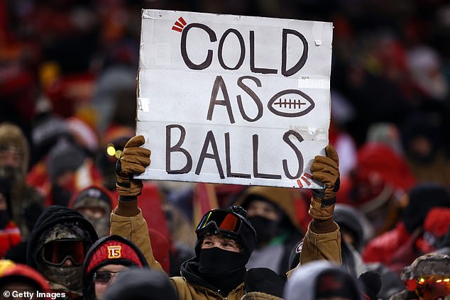 Saturday night's game was the fourth coldest in NFL history, with bitter wind chills everywhere