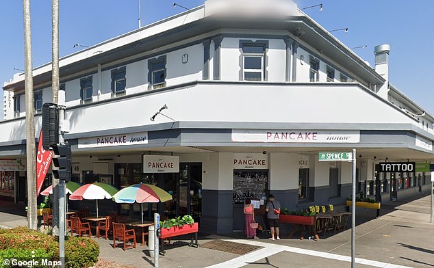 Owner Birgit Machnitzke said her restaurant (pictured) not only offers cash, but she put up the sign to inform people about the costs of using a credit or debit card