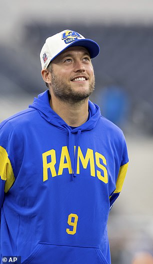 Stafford will start at quarterback for the LA Rams when they play the Lions in the wild-card round of the playoffs