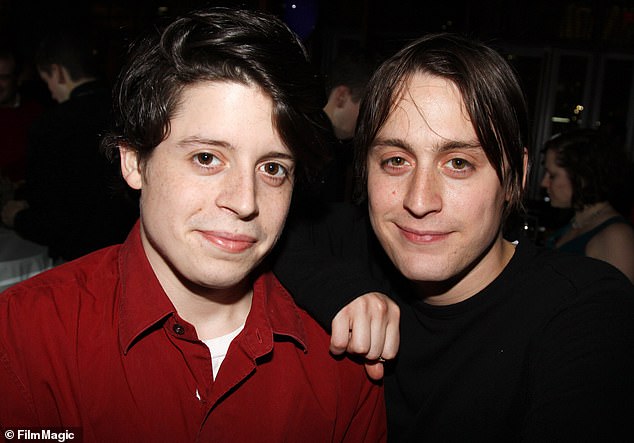 Christian Culkin and brother Kieran Culkin attend The Starry Messenger cast party in New York in 2009