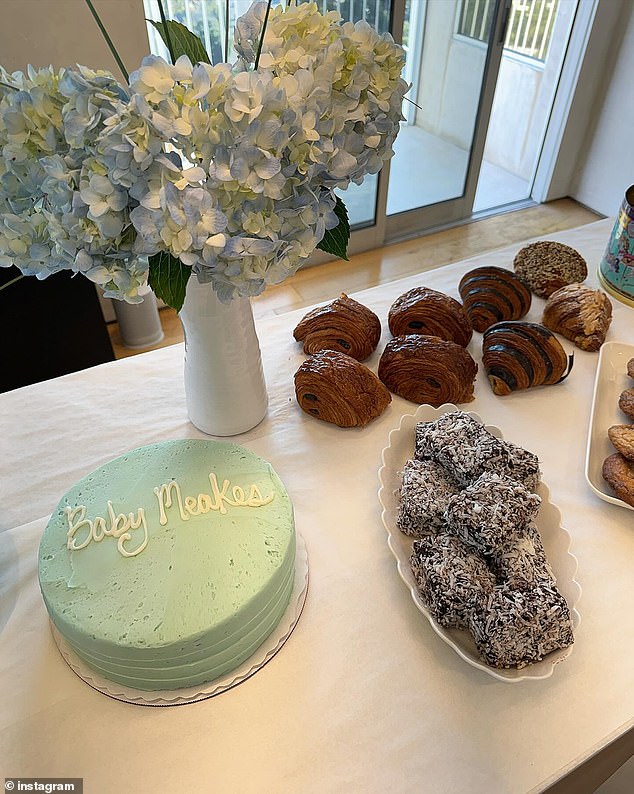 The couple celebrated by surprising guests with homemade lamingtons and chocolate-filled croissants