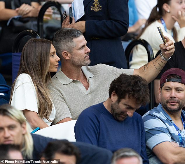 The brunette beauty and her boyfriend became Instagram official in December 2022