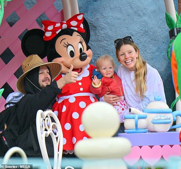 The sighting is particularly rare for the couple, as it appears to be the first time Mia and Shia have been photographed together since March 2023, when they took Isabel to Disneyland.