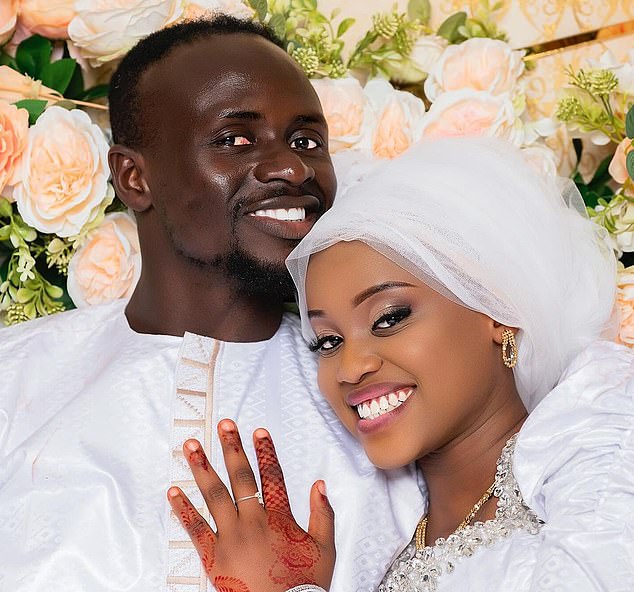 The wedding took place on January 7 in a private ceremony in his home country of Senegal