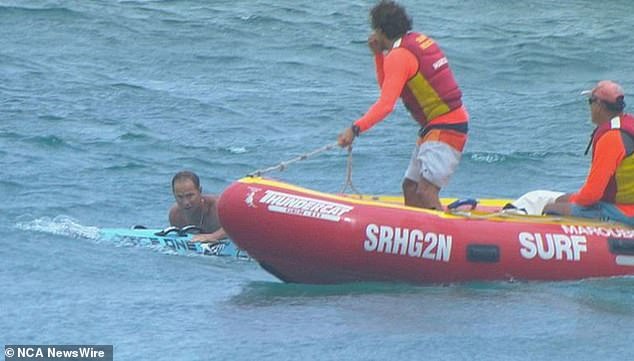 Surf Life Saving NSW lifeboat coordinator Tony Carle was among those involved in the rescue but remained humble, saying it is what the athletes are trained to do.