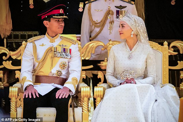 Sunday is the eighth day of the couple's 10-day wedding - which has already seen Asia's most eligible bachelor legally taken off the market - and days full of festivities