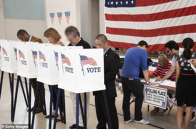 The decline in the number of registered voters is worrying some ahead of the 2024 election season. Generic polling station pictured