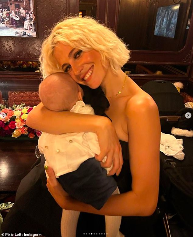 1705251394 708 Pixie Lott dotes on her son Albert four months as