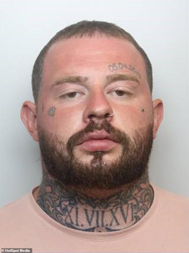 Kenward (pictured in his mugshot) was later arrested and jailed for 27 months for intentional strangulation