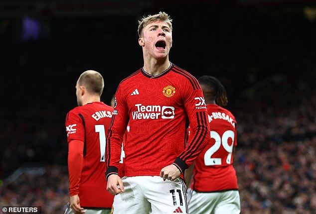 Rasmus Hojlund responded to Roy Keane's criticism by scoring after just three minutes