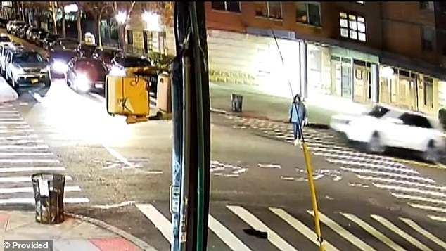 Camilo is seen waiting to cross the intersection of Melrose Avenue and 157th Street before she is hit by the first vehicle, a white Jeep.  She was then thrown into the air, into the path of a second SUV, before being left lifeless in the street.  Police said she lived just a few blocks away