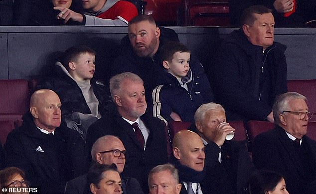 Rooney was back at Old Trafford just 12 days after being sacked by Birmingham