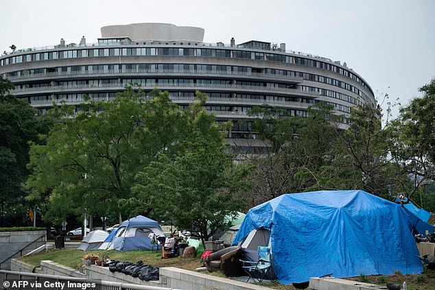 Rising crime and homelessness in the nation's capital are leaving residents unsettled, with locals having to travel short distances to avoid walking the dangerous streets and others now too scared to go outside even during the day to go