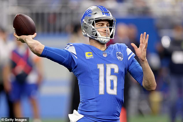 Lions QB Jared Goff, who was traded for Stafford, went 22-27, 277 yards and a touchdown