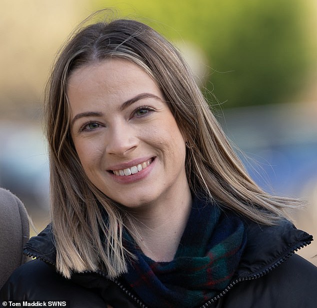 Visitors who flocked to the real 'Saltburn Mansion' included 24-year-old Jasmine Murray, who said she 'loved' the film she has seen twice and would 'definitely go back'.