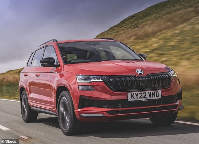 Skoda's diesel Karoq was also popular in 2023, with an average used sales time of 17.5 days