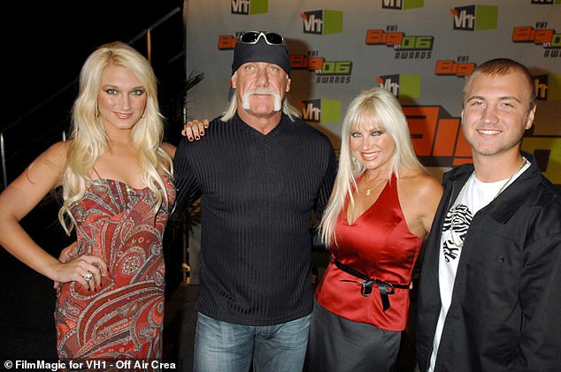 Hogan has daughter Brooke, 35, and son Nick, 33, with his ex-wife Linda Hogan;  pictured 2006