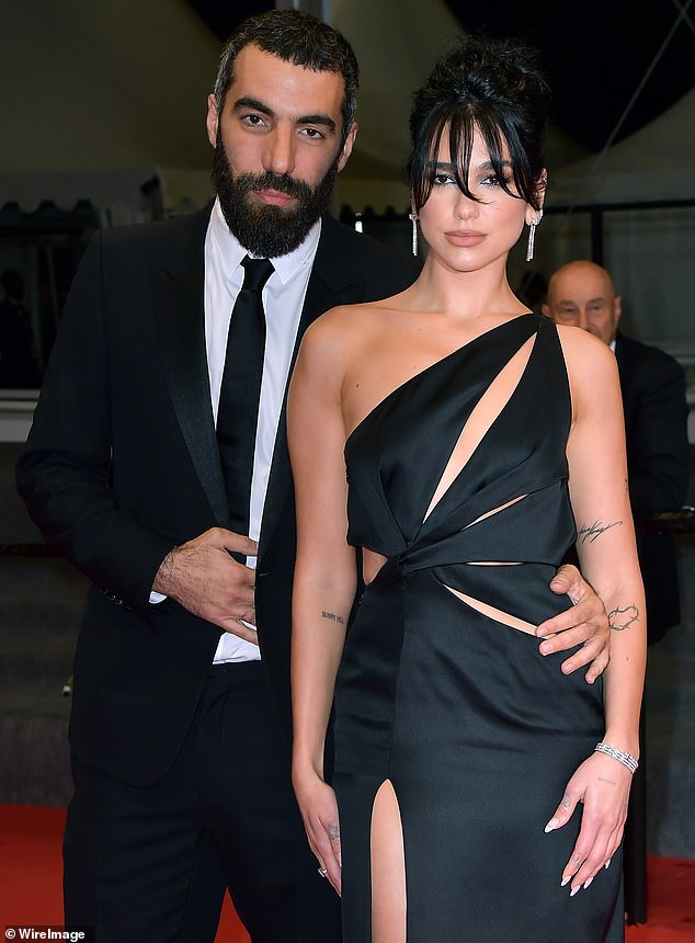 Dua's latest rumored romance comes hot on the heels of her alleged split from her steamy French boyfriend Romain Gavras (pictured together in Cannes last May)