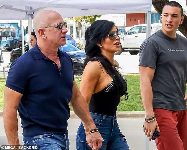 Nikko is often seen with the high-profile couple.  He is pictured with the Amazon billionaire and Lauren in Miami in December