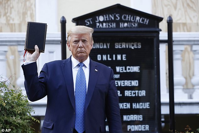 Trump has maintained strong support among evangelical voters through symbolism and conservative appointments to the courts