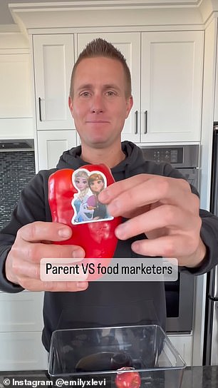 Levi Jensen, a certified nutritionist from Utah, is being showered with praise after sharing a very useful hack to get toddlers to eat their fruits and vegetables