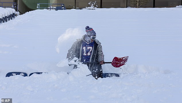 Fans did much of the snow clearing, earning $20 an hour for the extra effort