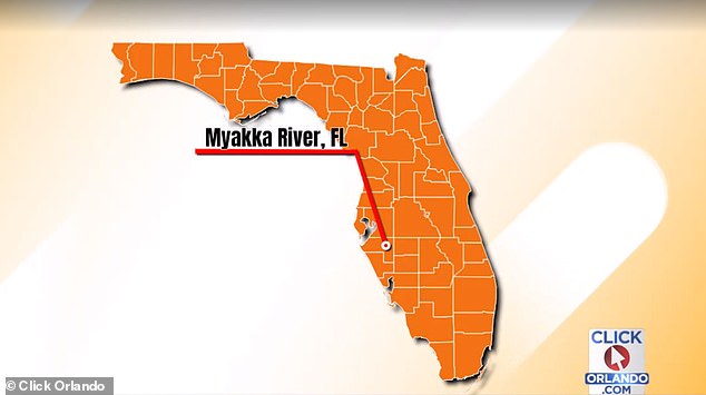 The attack took place on the Myakka River in Florida