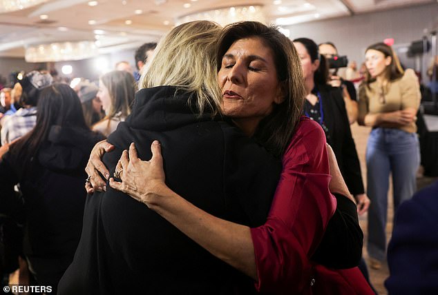 Despite her third-place finish, Haley pointed to polls showing her performing better against Biden than Trump and DeSantis in the general election.