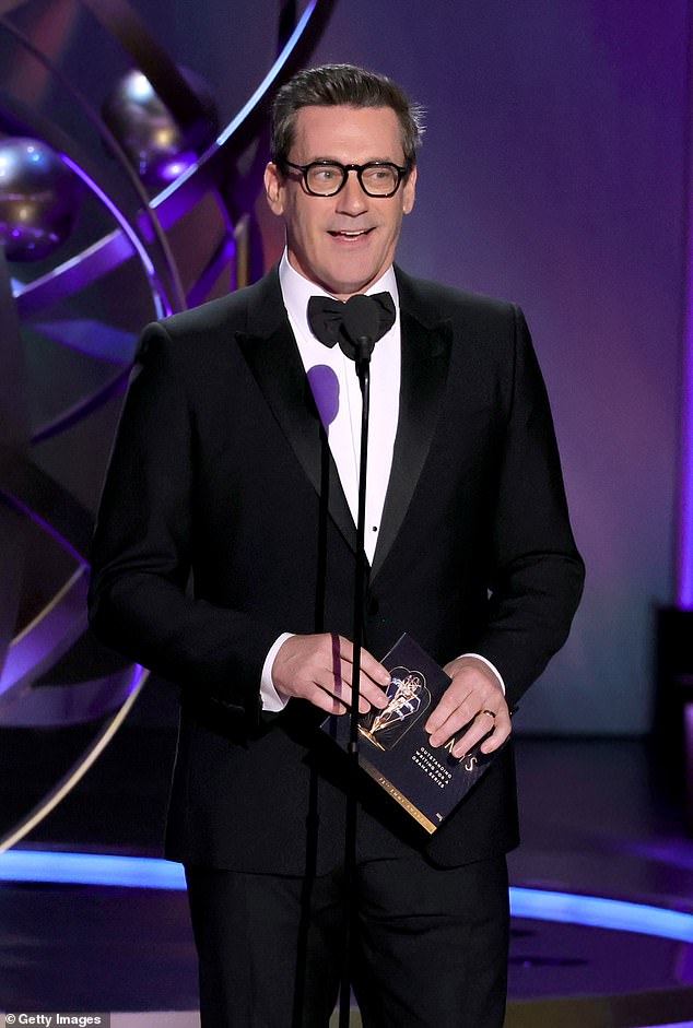 Although the actor was not nominated for an Emmy on Monday, he has received the esteemed award in the past for his role as Don Draper on Mad Men.