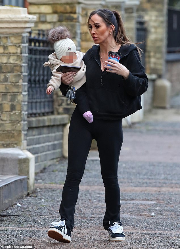 It comes as MailOnline exclusively revealed Walker had secretly met the baby daughter he first fathered with Goodman.  (Lauryn pictured with Kyle's daughter)