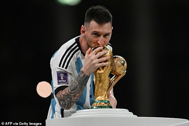 Messi's incredible World Cup-winning year saw him triumph over Haaland