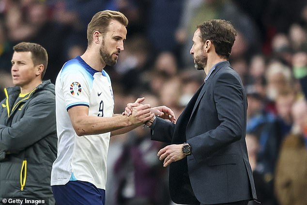 Harry Kane gave his vote to Messi, but his England boss Gareth Southgate left him completely out of his top three