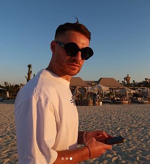 Alexis Mac Allister from Liverpool opted for a spot of winter sun during a trip to Dubai last weekend