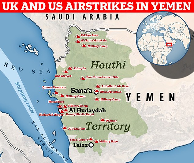 1705413069 866 Houthi rebels continue to fire missiles at US war and