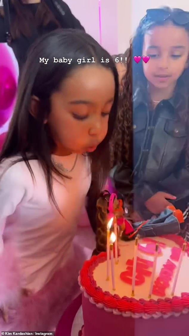 And mom Kim threw an over-the-top Bratz-themed party for her mini-me.  Bratz is the trendy doll company that Kylie Jenner has collaborated with - she has several dolls with her likeness