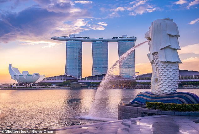 Australians can also fly to Singapore as part of the discounted deal (pictured, Marine Bay in Singapore)