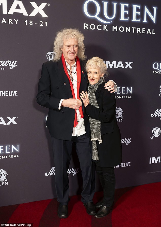 Brian was joined for the screening by his wife Anita Dobson.  The couple has been married for 23 years