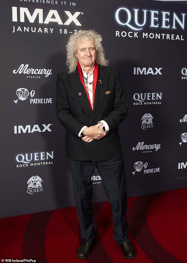 Brian reflected: 'I don't think we fully realized it at the time, but this film has preserved one of the highest highlights of Queen's touring life, on stage in the old glory days'