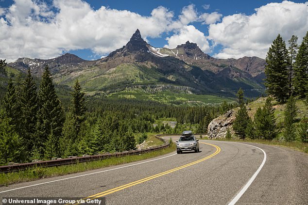 Conversely, Wyoming (pictured) ranked No. 2 for the best roads in the country