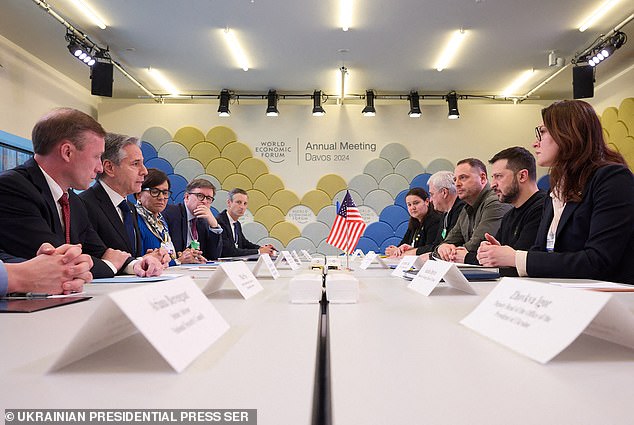 Zelensky also held a meeting with US Secretary of State Anthony Blinken and National Security Advisor Jake Sullivan, with the war in Ukraine apparently at an impasse.