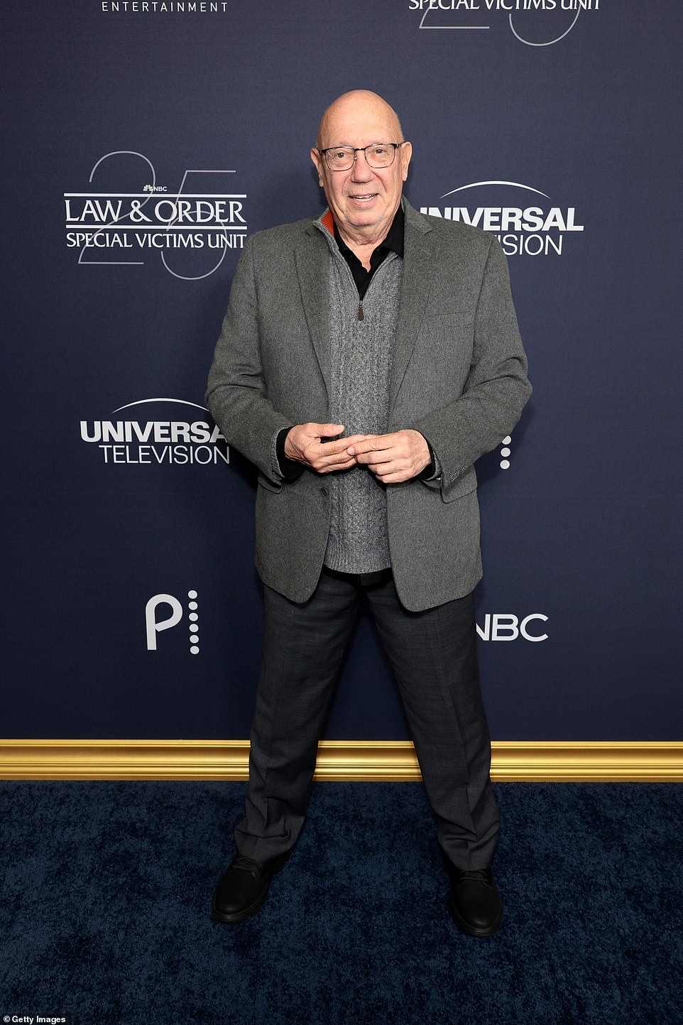 Dann Florek, who left the series in 2013 after 15 seasons, appeared in good spirits as he helped the cast celebrate the milestone