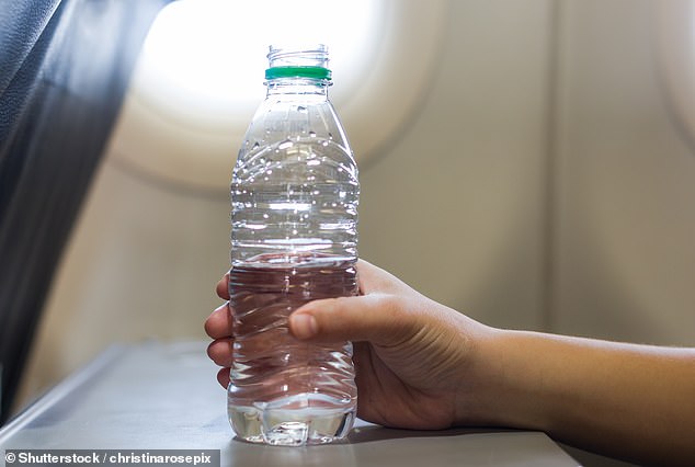 Pilot Jeanie Carter said it's helpful to have your own drink to avoid thirst when flight attendants are busy with other passengers or can't leave their seats