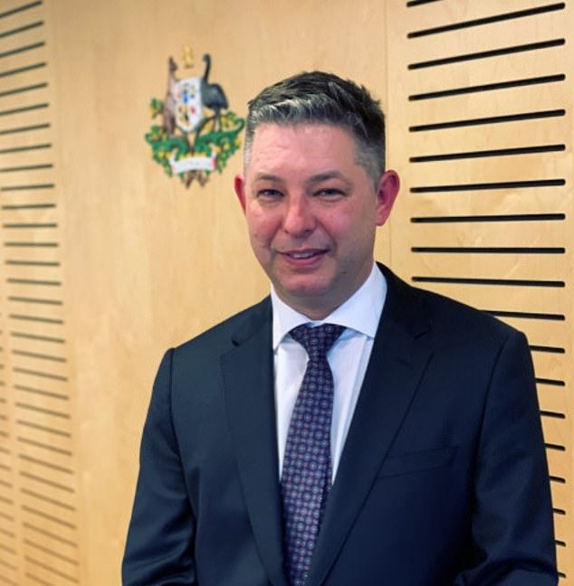 Ms Lattouf's claim will be heard by Gerard Boyce (pictured), the deputy chairman of the Fair Work Commission, who once had a life-size cardboard cutout of Donald Trump in his office