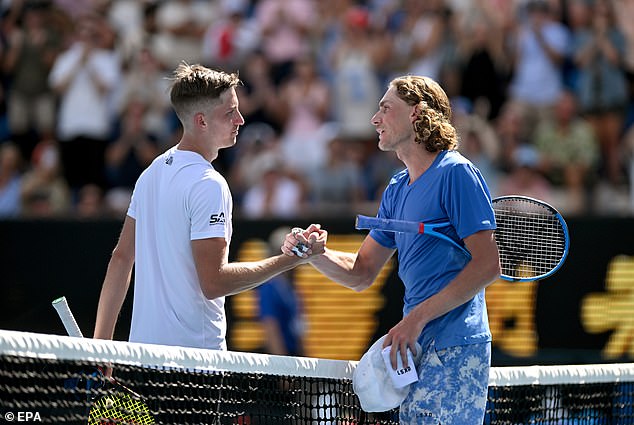 The Australian tennis star will next face Casper Ruud in the second round of the Open